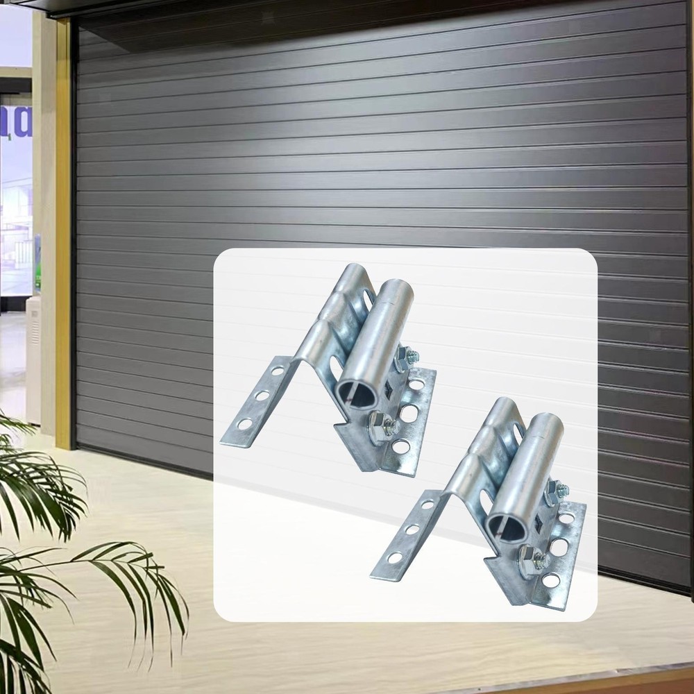 2Pcs Top Bracket Adjustable for Industrial Lifting Doors Galvanized Hardware