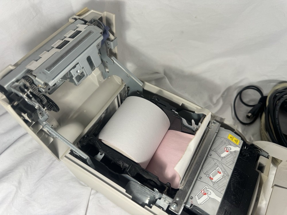 Epson TM-U220D POS Dot Matrix Receipt Printer Grey Parallel - Tested Powers On