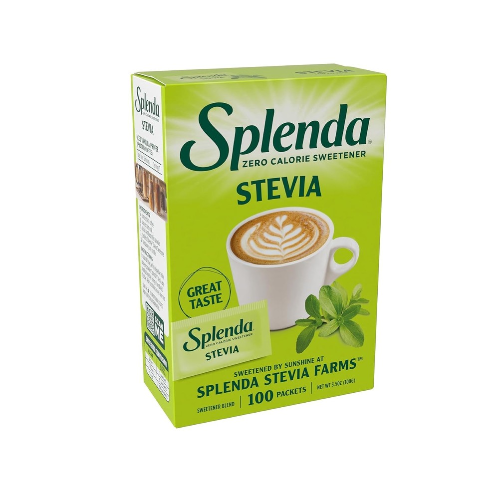 Stevia Zero Calorie Sweetener Packets 100 Count