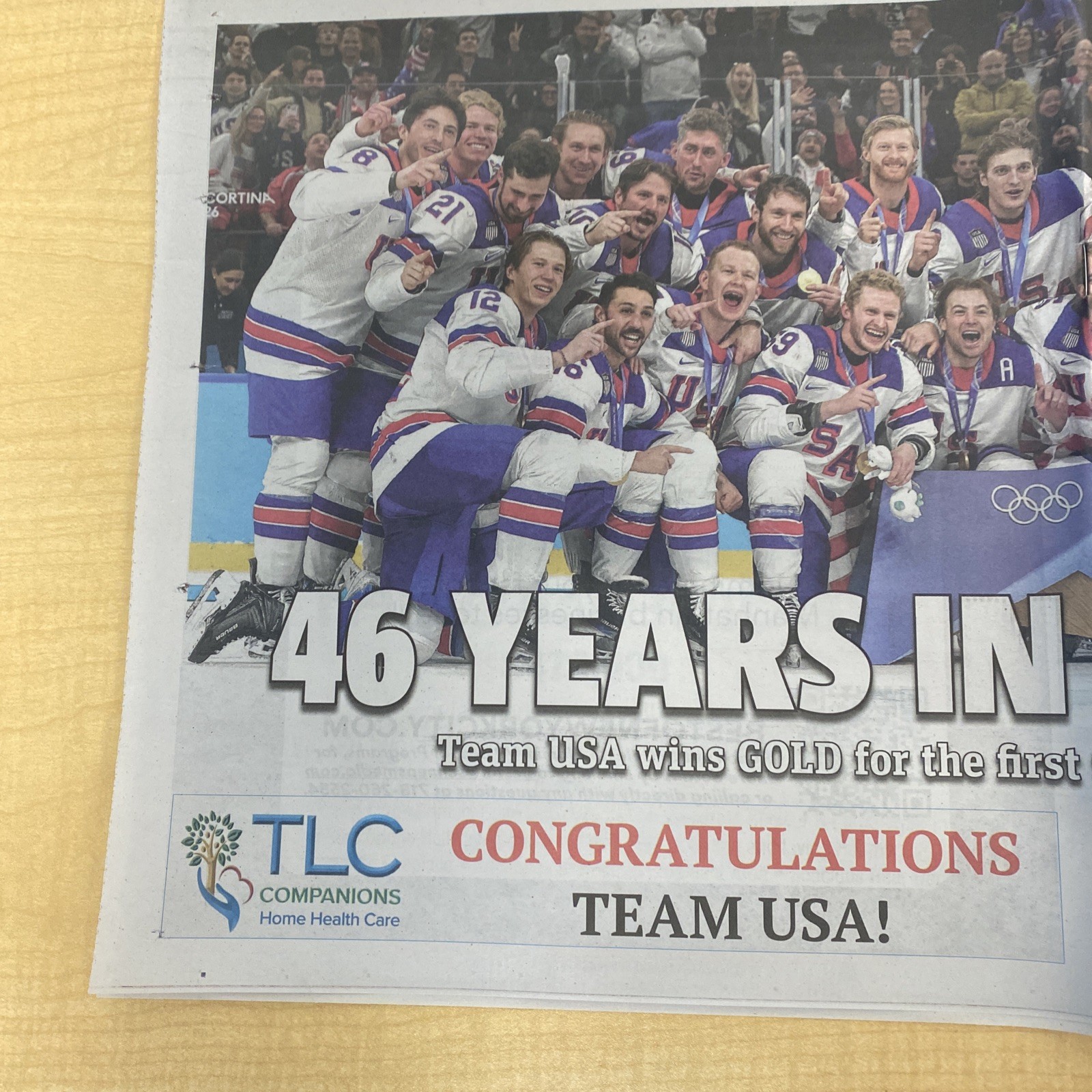 USA Mens Hockey Wins Olympic Gold Medal Feb 26 2026 NewYork AMNY Newspaper