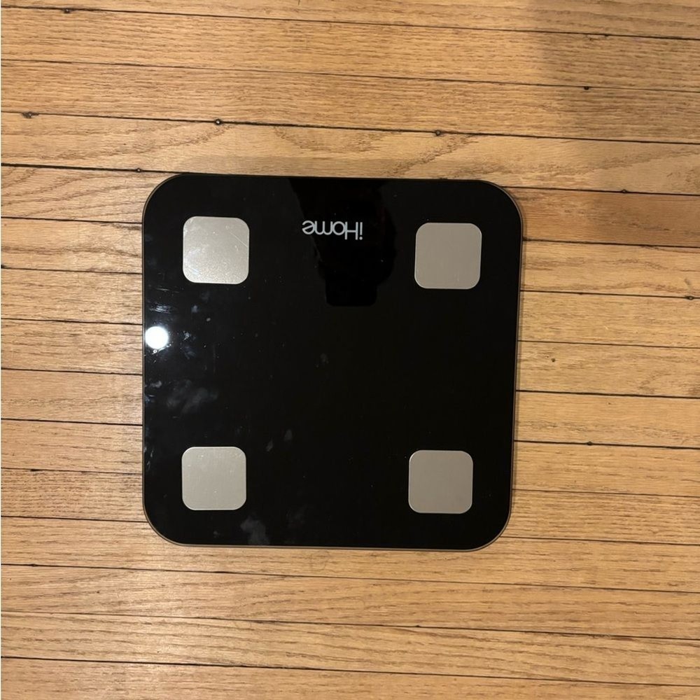 iHome Black and Silver Touch Sensitive Scale