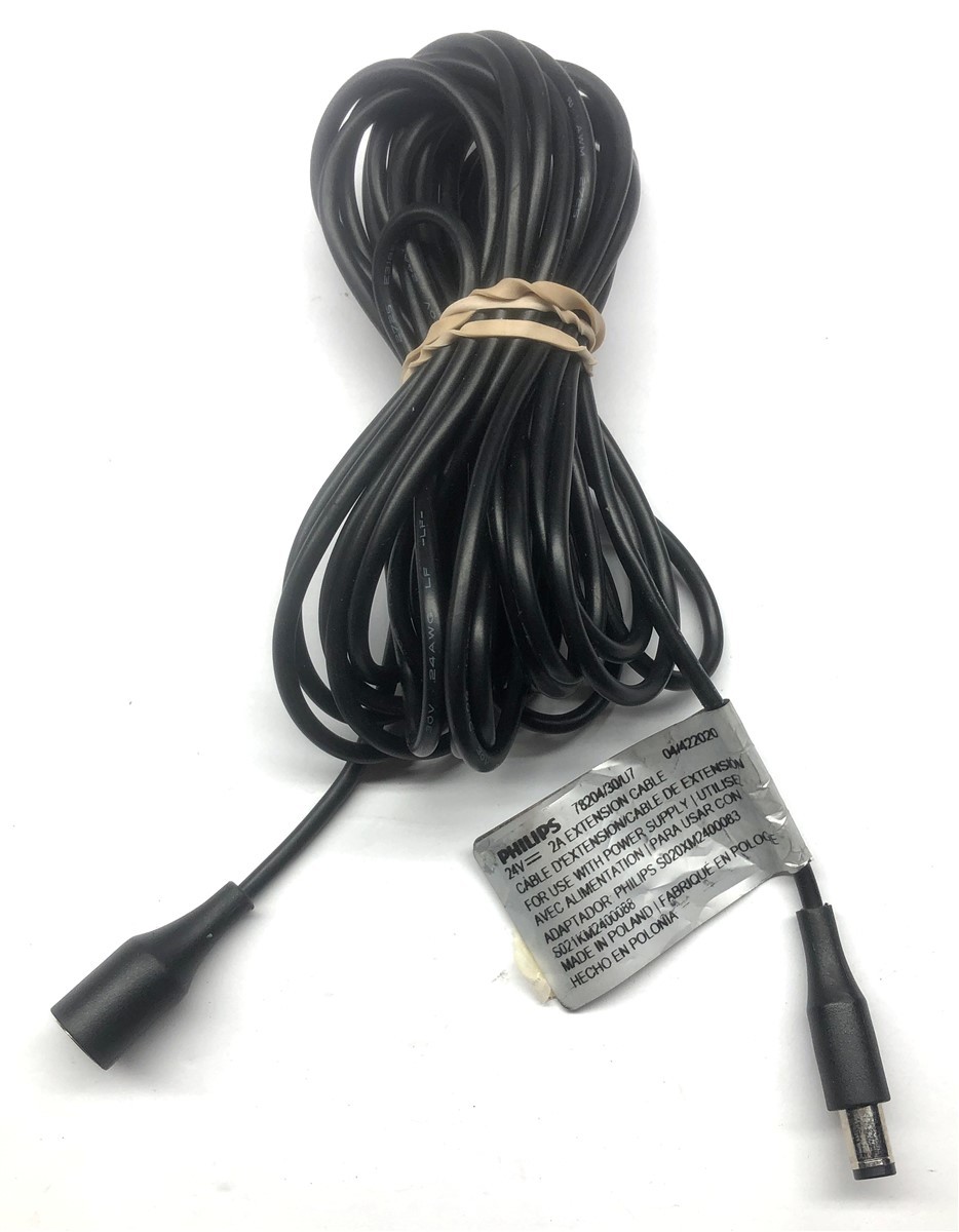 Genuine Philips Hue AC Adapter Power Supply 5M 24V 2A Extension Cable 7820430U7