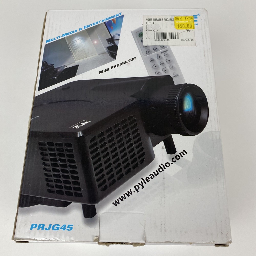 Pyle Mini Video Projector PRJG45 - New Open Box