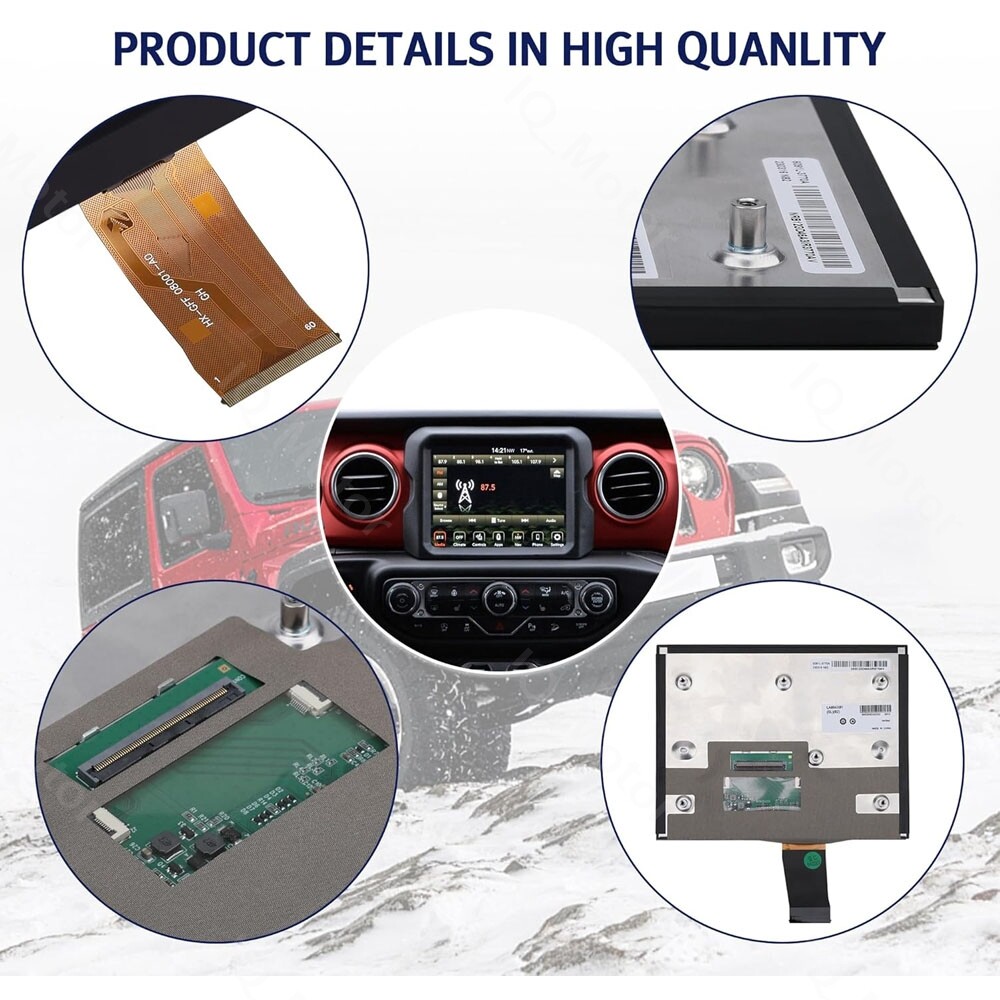 Replacement 8.4" Uconnect 2018 4C UAQ LCD Display Touch Screen Radio Navigation