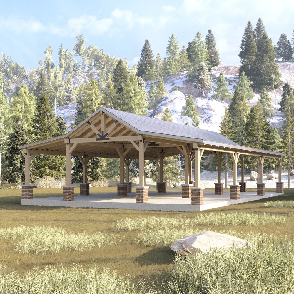 Timber Framed Pavilion Plans