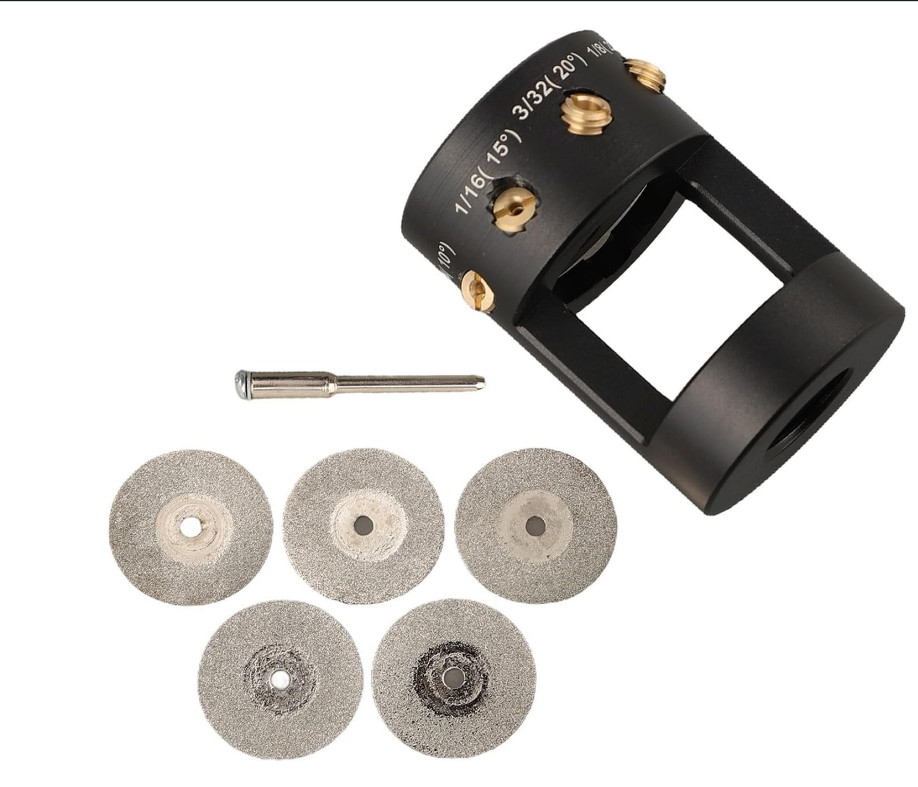 Tungsten Grinder Sharpener Multi-Angle Offsets Head Tool Set For TIG Welding✨💖