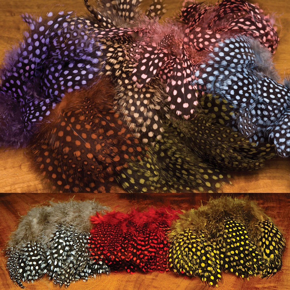 Hareline Strung Guinea Feathers