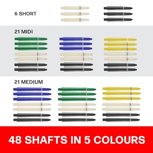 210pc Darts Accessories Set - Amazing Bundle Includes Dart Stems, Dart