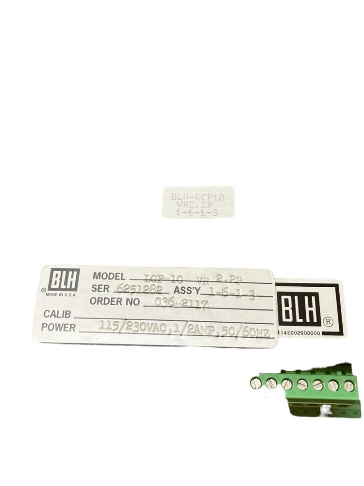 BLH-LCP10 Weight Processor