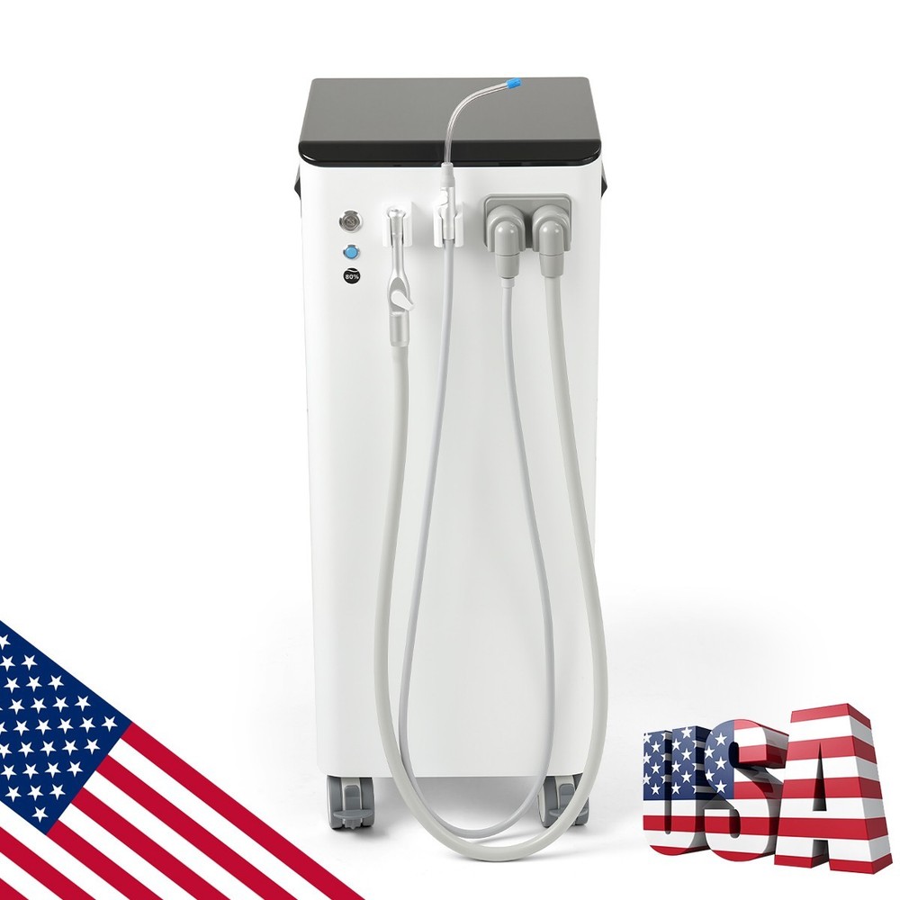 Portable Dental Unit with Air Compressor Scaler Curing Light/Suction Unit System