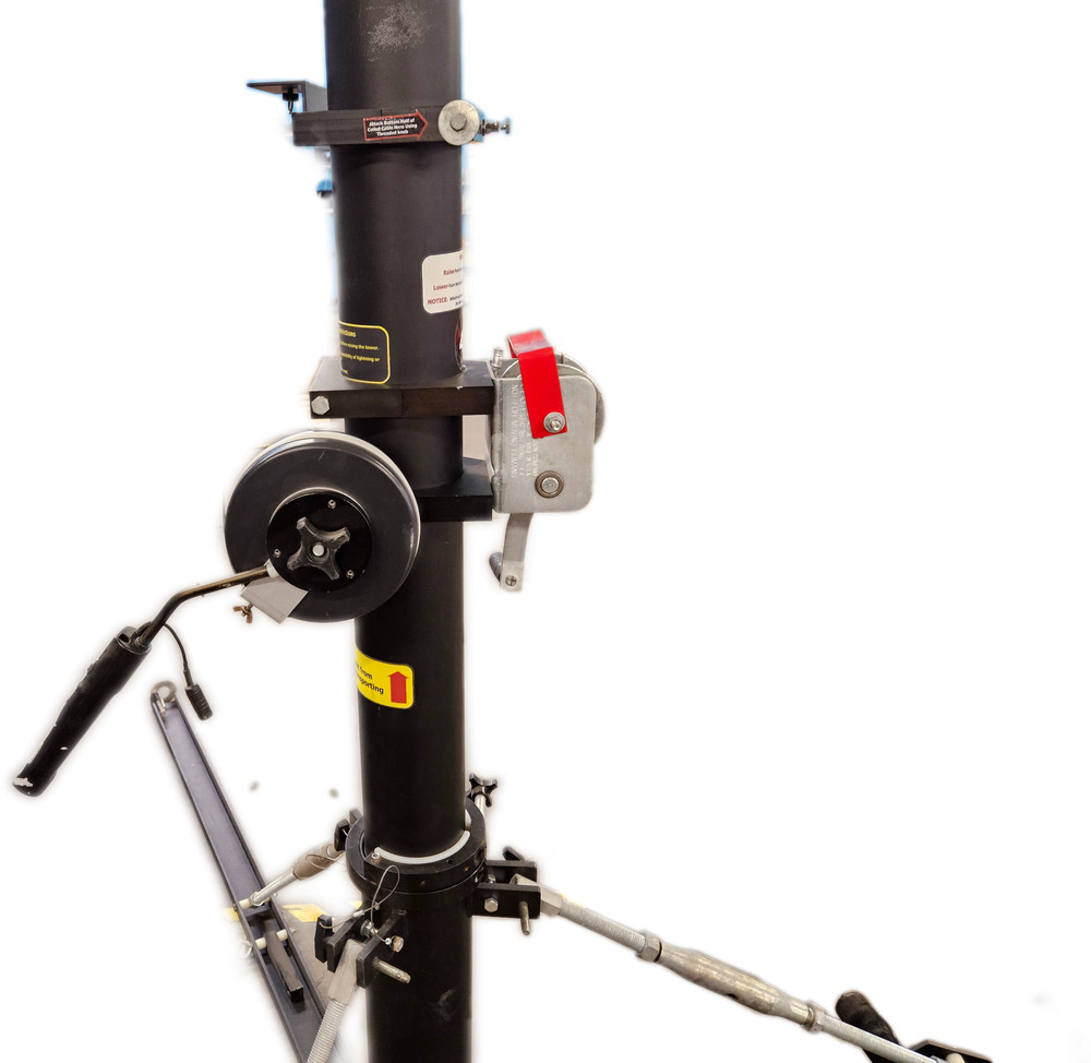 40' Telescoping Camera Tower Stand Endzone Video System