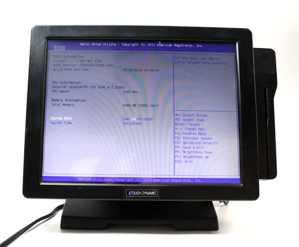 Touch Dynamic Breeze Performance POS System with Card Reader | NO DRIVE | NO OS