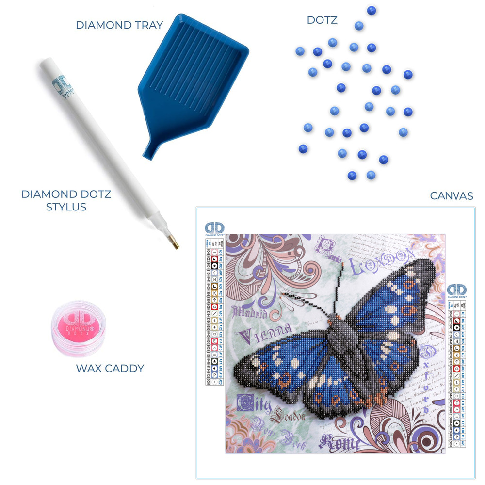 Diamond Dotz Elegant Flutter Diamond Painting Kit