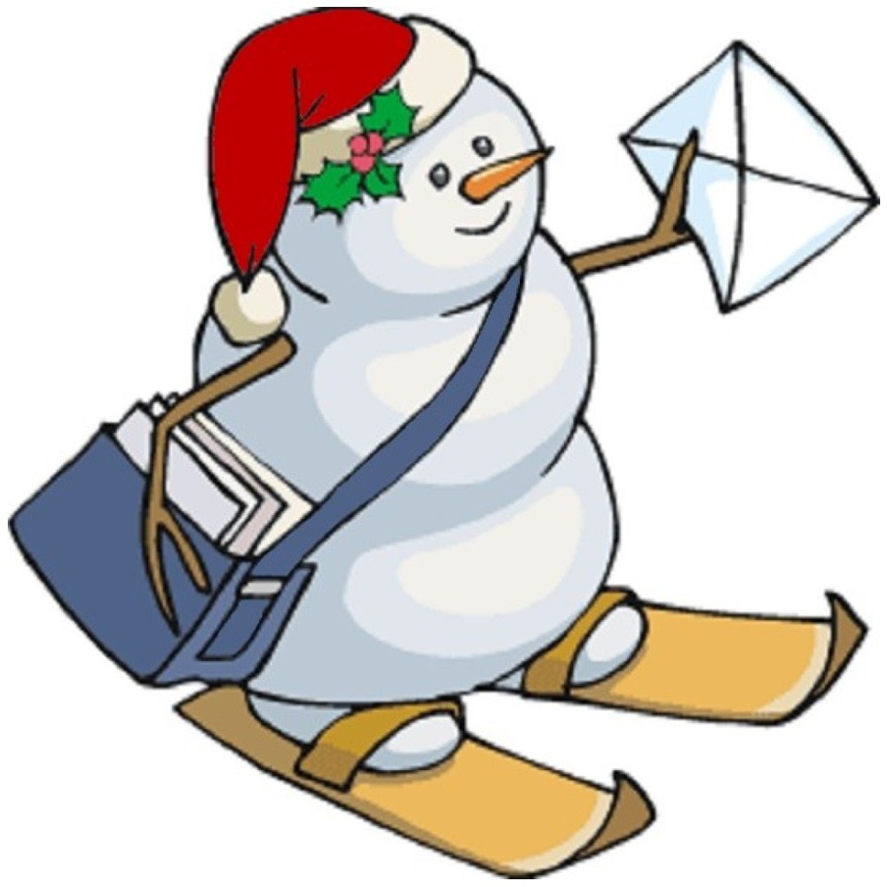 30 Custom Snowman Mail Personalized Address Labels