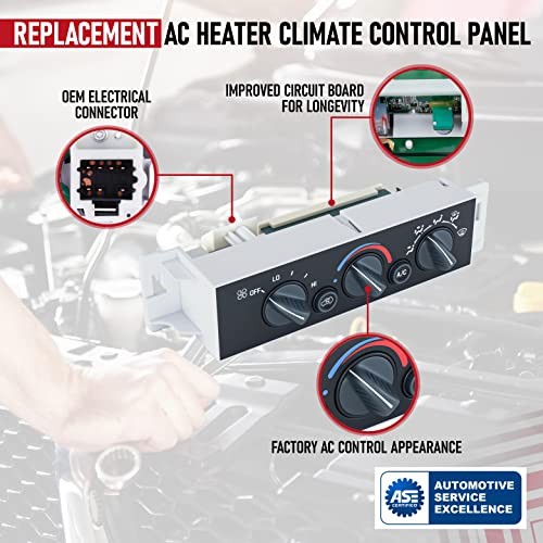 AC Heater Climate Control Module for 599-007 - Without Rear Defogger Button