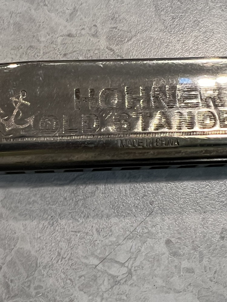 M. Hohner Harmonica Old Standby No. 34B Vintage With Case Key E.