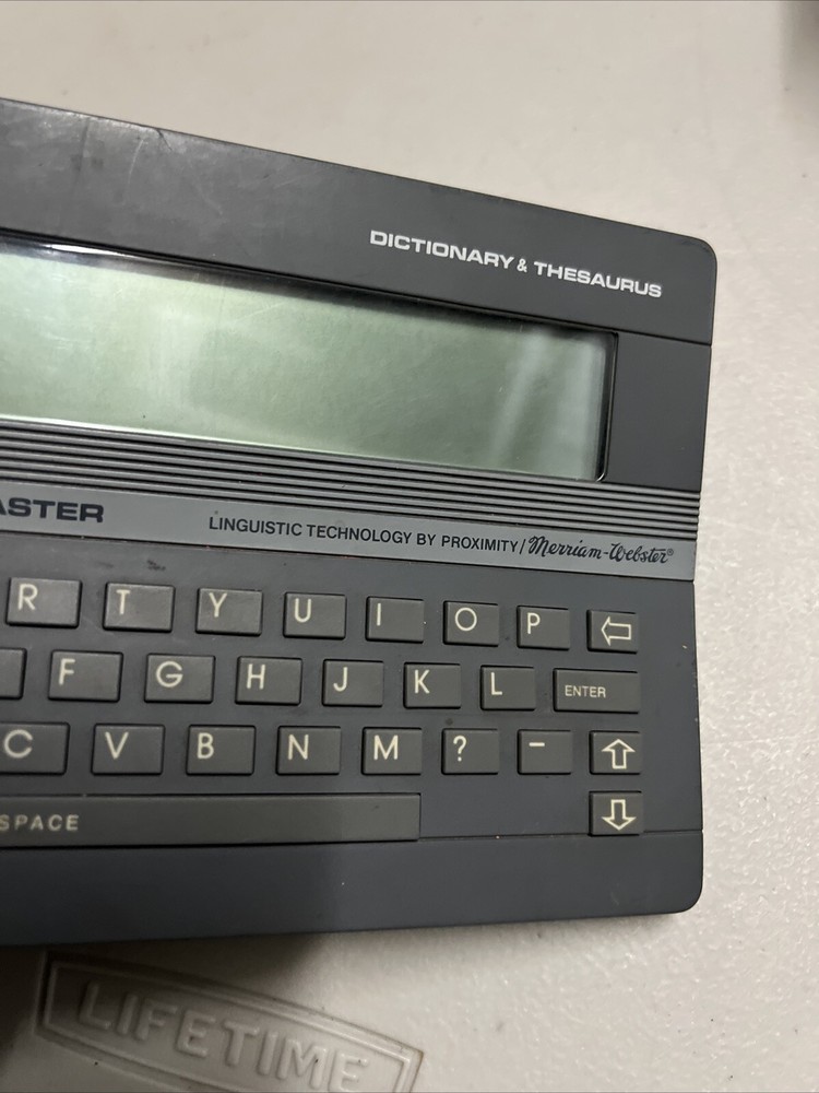 Franklin Language Master LM-2000 Gray *Tested & Working* Digital Retro 1987