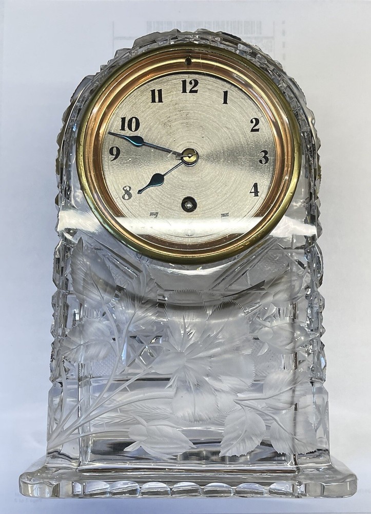 Crystal Glass Clock Mantle/Carriage Clock Movement