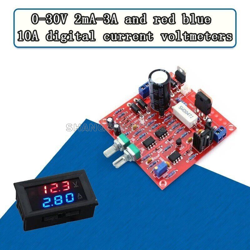 0-30V Network 2mA-3A Continuously Adjustable DC Regulated Power Supply DIY Kit