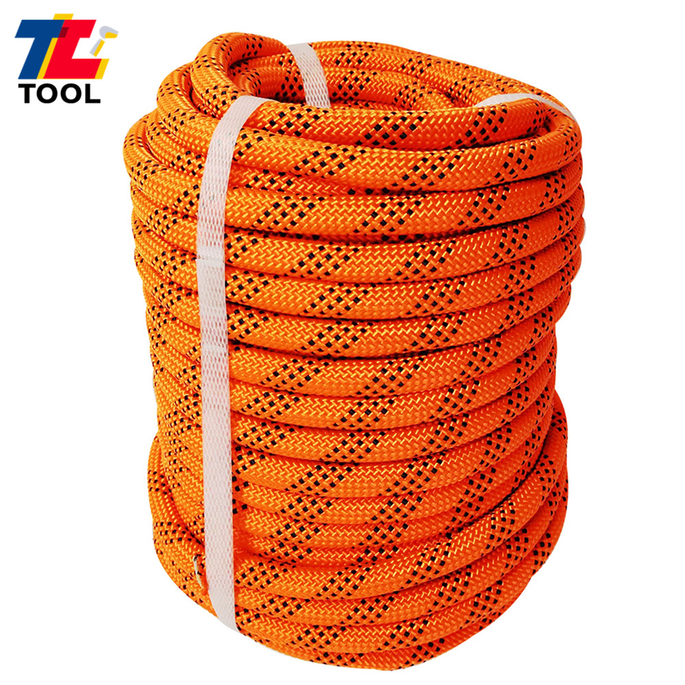 6180Lbs 1/2" × 100' Double Braid Polyester Rope Breaking Strength Bull Rope
