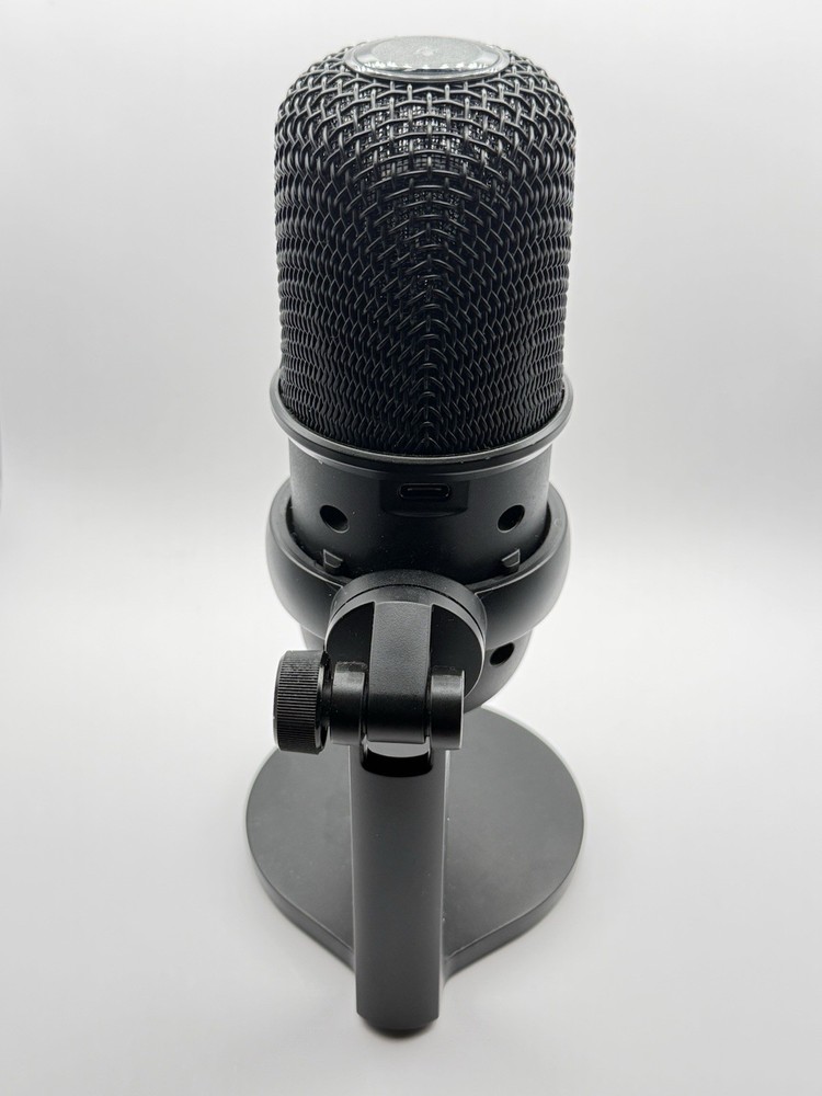 HyperX SoloCast USB Microphone Black, Mute Button, Adjustable Stand/Mount