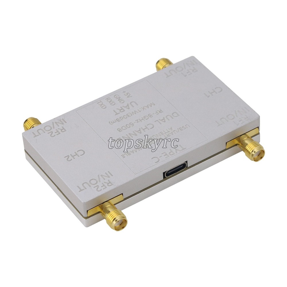 RF-8GHz-60DB Programmable Attenuator + Type-C Cable + Offline Control Board tp1