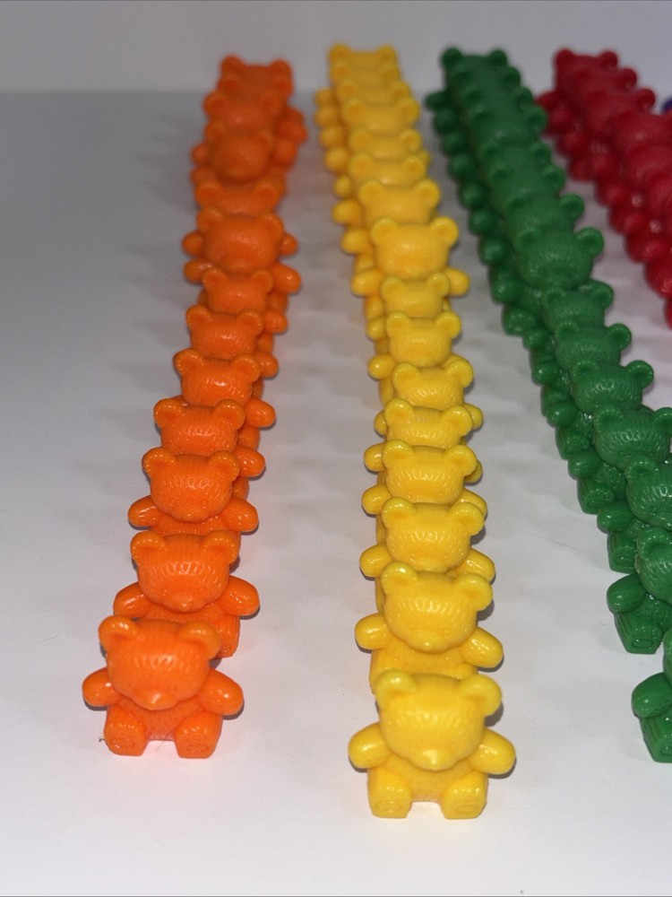 Learning Resources Three Bears Counters, Color, Size & Sorting, Set of 96 GUC