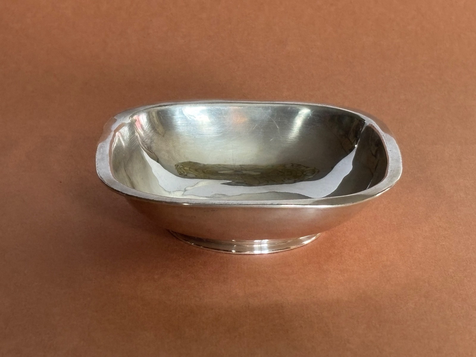 Vintage ARTHUR STONE STERLING SILVER MCM DISH BOWL 1966 BERMUDA TRIP 158.9 grams