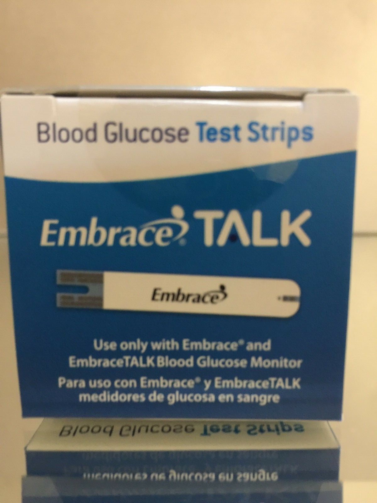Embrace TALK Blood Glucose Test Strips 200 Qty. Exp 04/22/25 Free shipping