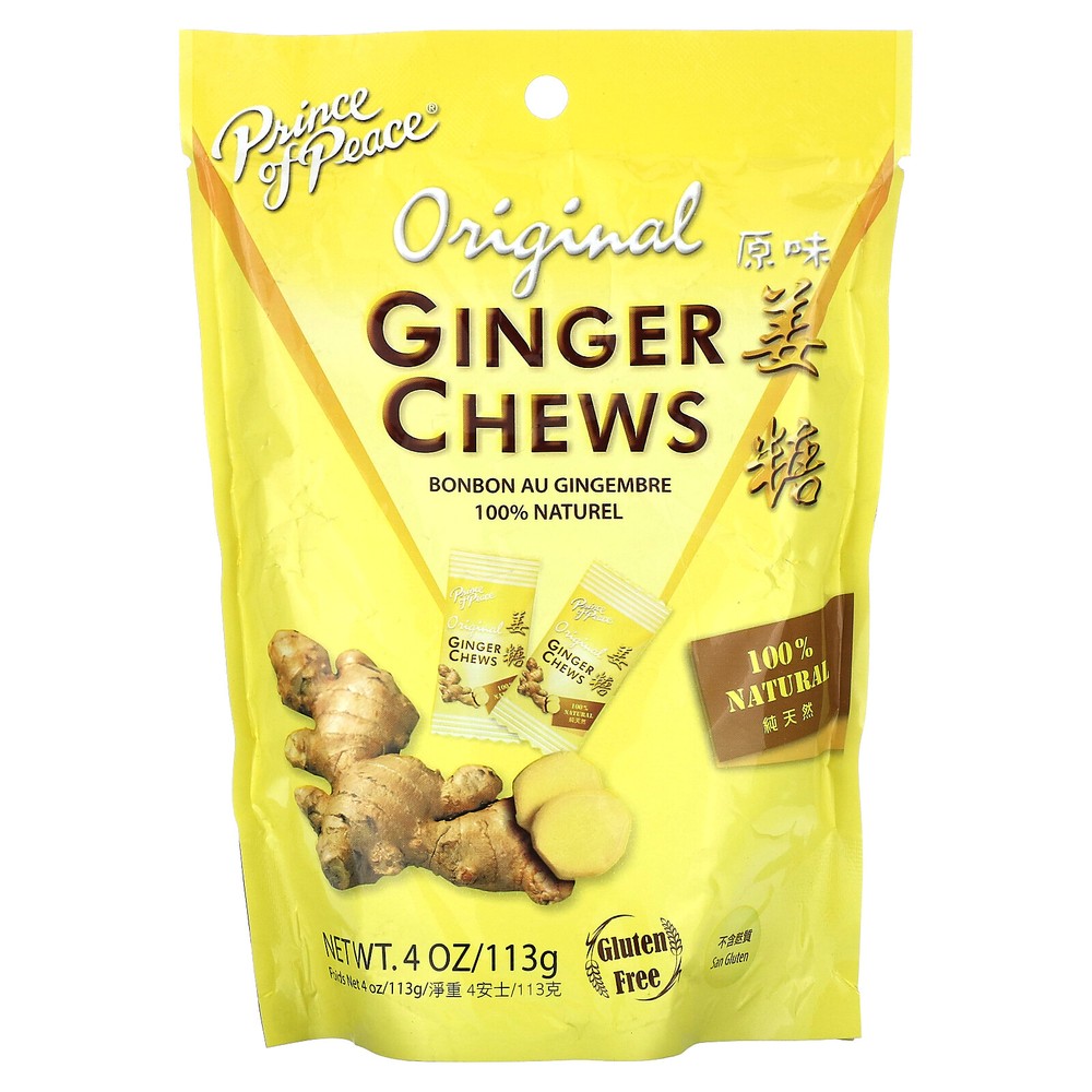 Ginger Chews, Original, 4 oz (113 g)