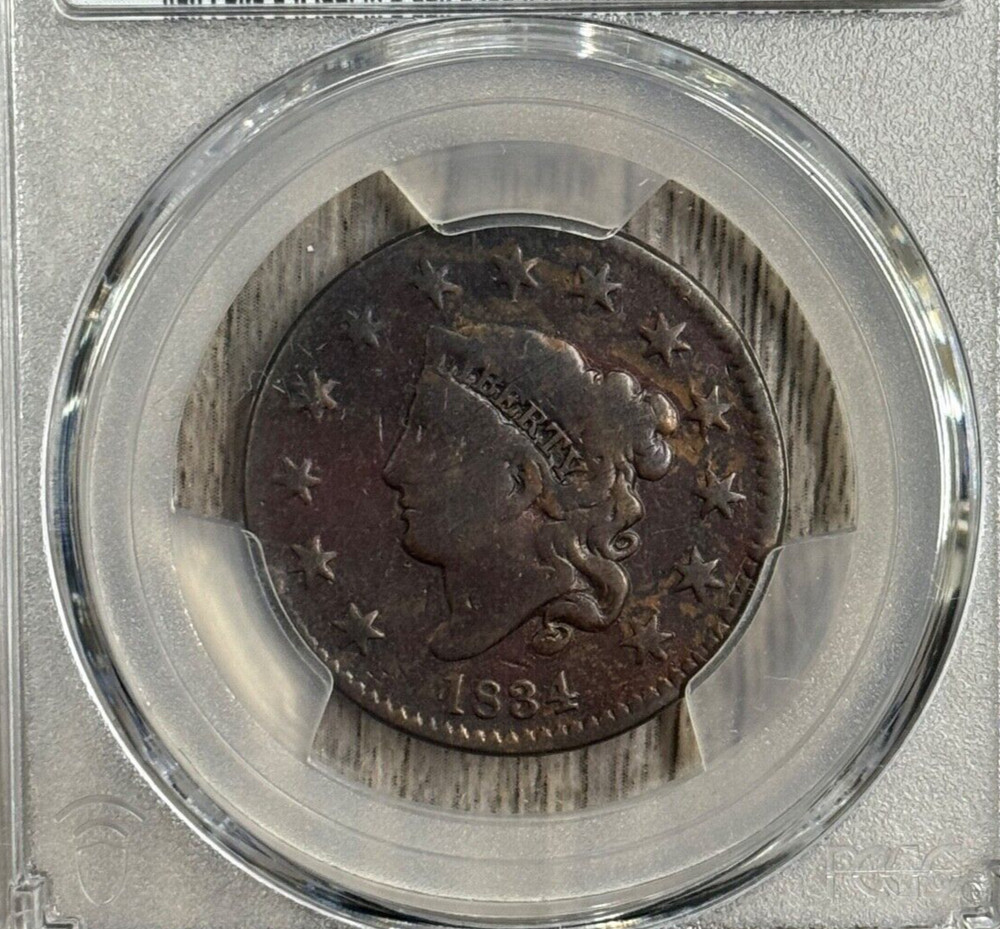 1834 1c Small 8, Matron Head Large Cent PCGS Good
