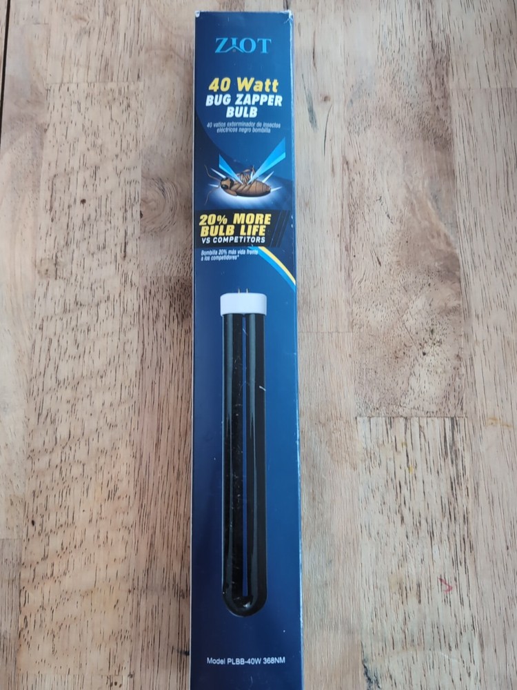 ZIOT 40 Watt Bug Zapper Bulb - Model: PLBB-40W-368NM