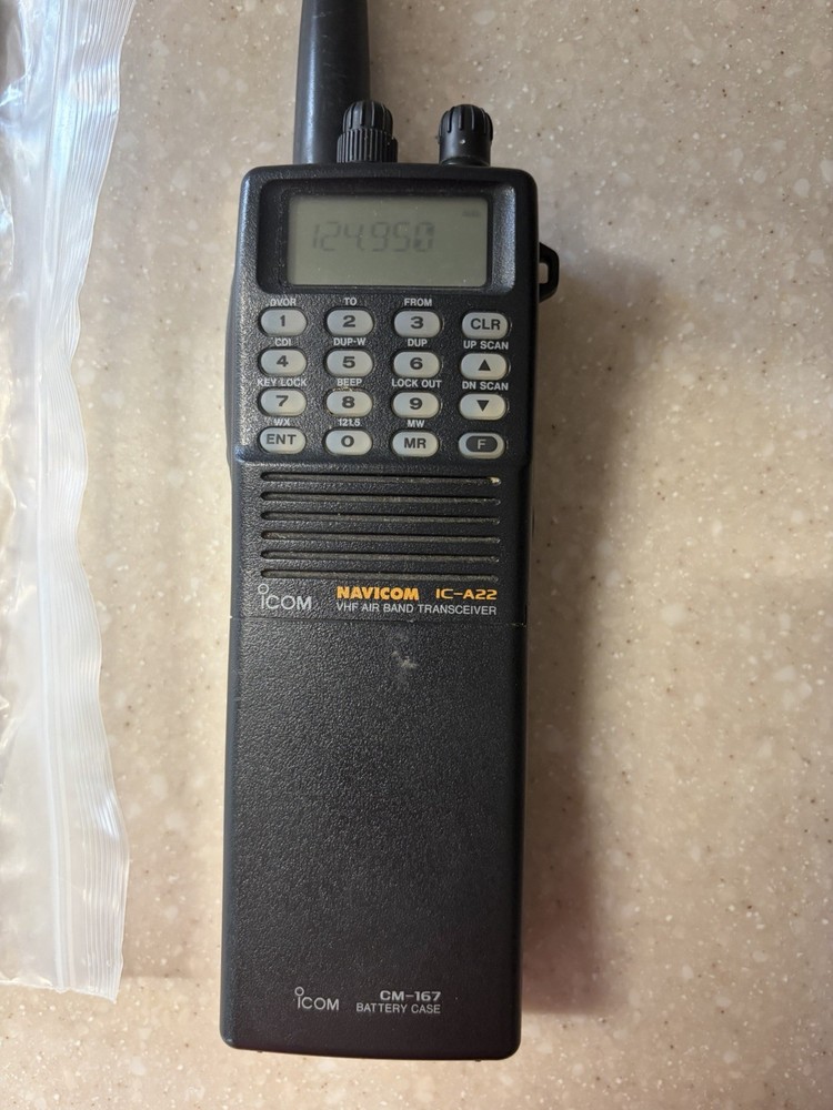 Aircraft handheld ICOM Radio IC-A22 E3