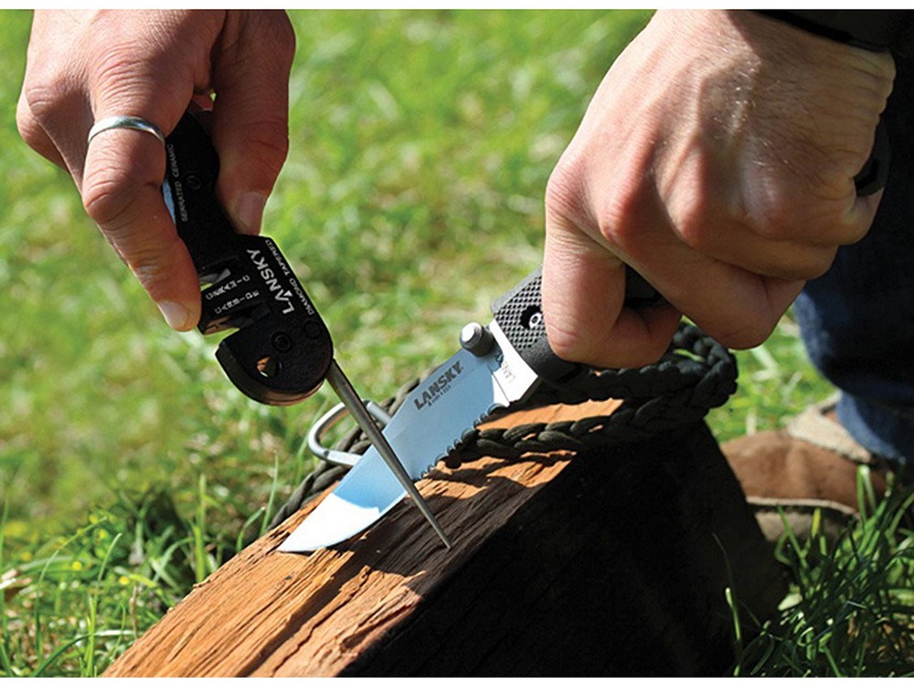 Lansky BladeMedic 4-In-1 Combo Pocket Knife Sharpener