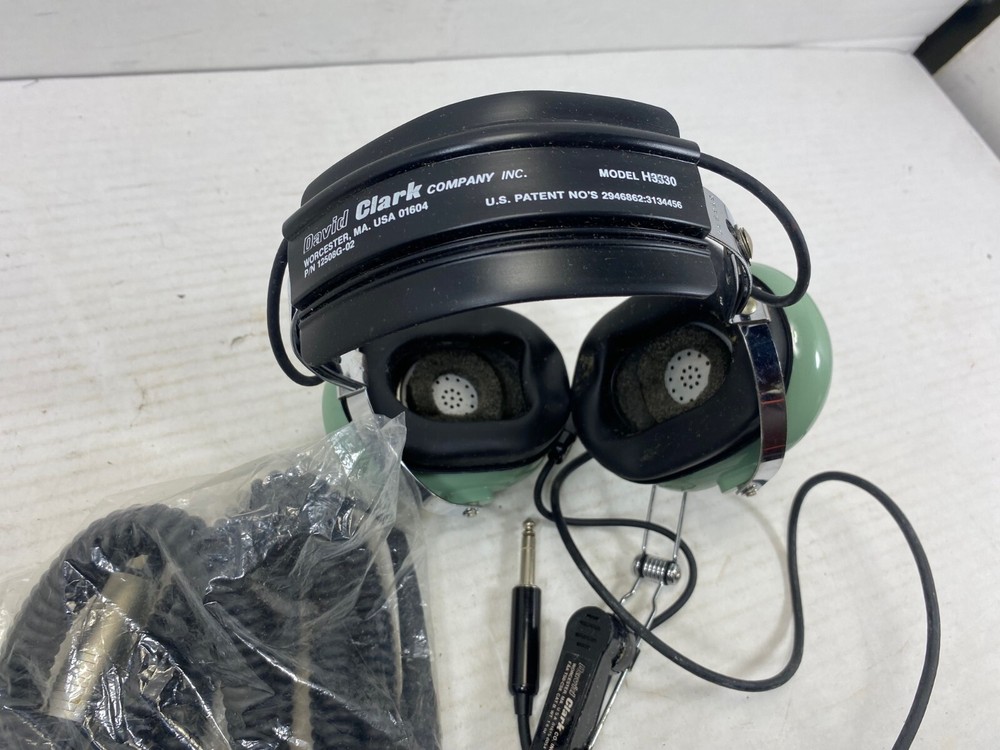 David Clark Vintage Headset w/mic, Model H3330