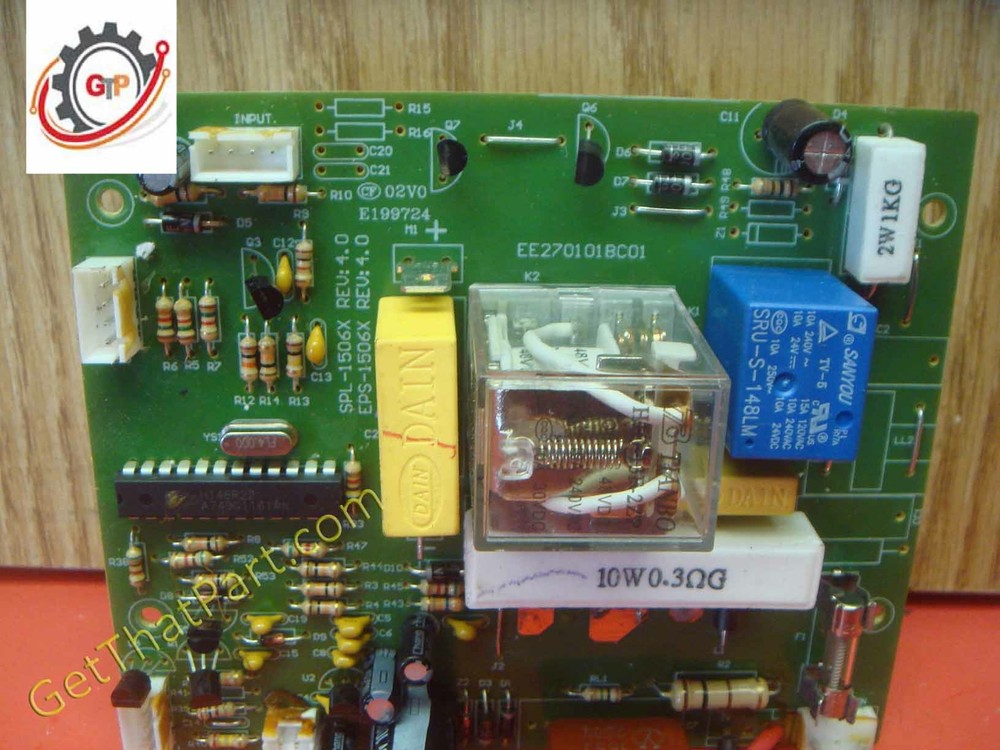 Staples SPL-1506X Paper Shredder Main Control Board Switch Assembly
