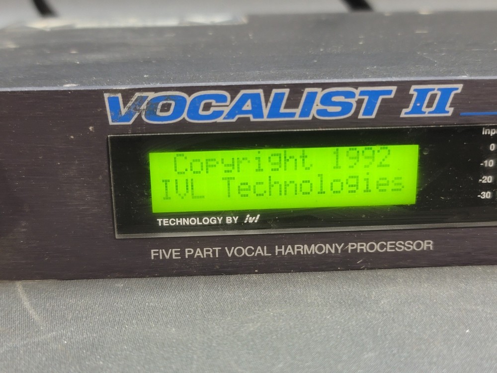 Digitech Vocalist II Vocal Harmony Processor