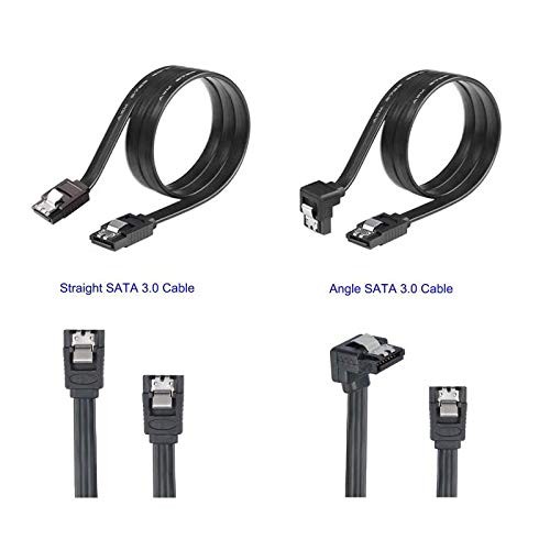 Sata Data Cable 15 Pin Power Splitter Cable 4 Pack 6.0 Gbps Highspeed Data T