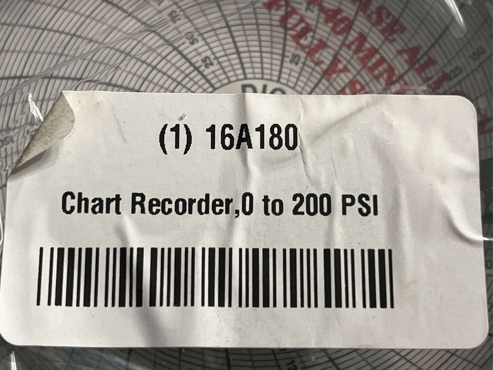 Dickson Chart Recorder 16A180 200PSI