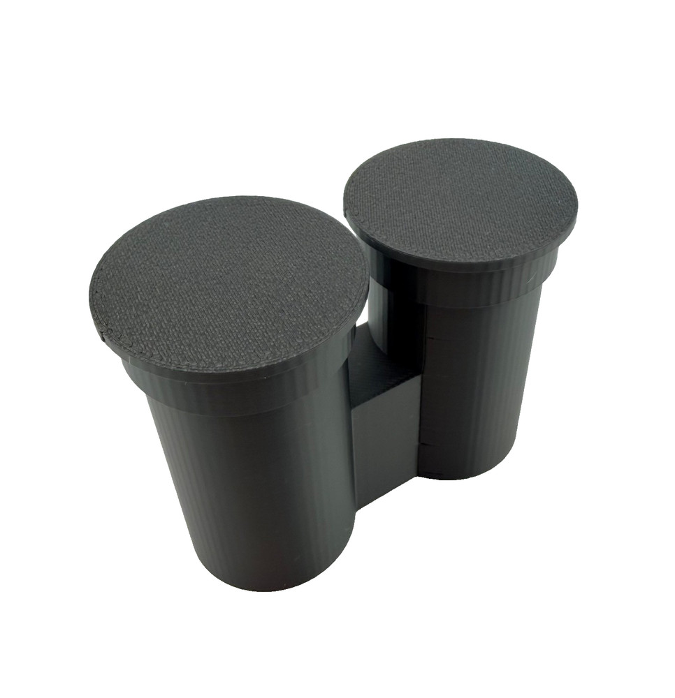 Microscope Objective Holder – RMS Compatible – Deep Case w/ Cap – USA Made (B)