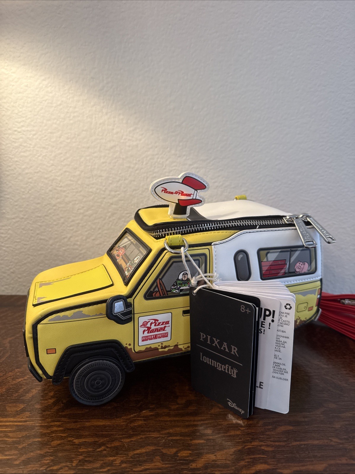 Toy Story 30th Anniversary Exclusive Pizza Planet Car Light-Up Crossbody Bag NWT