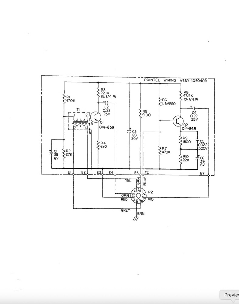 Ampex Microphone pre amp Cat. 4010066-02