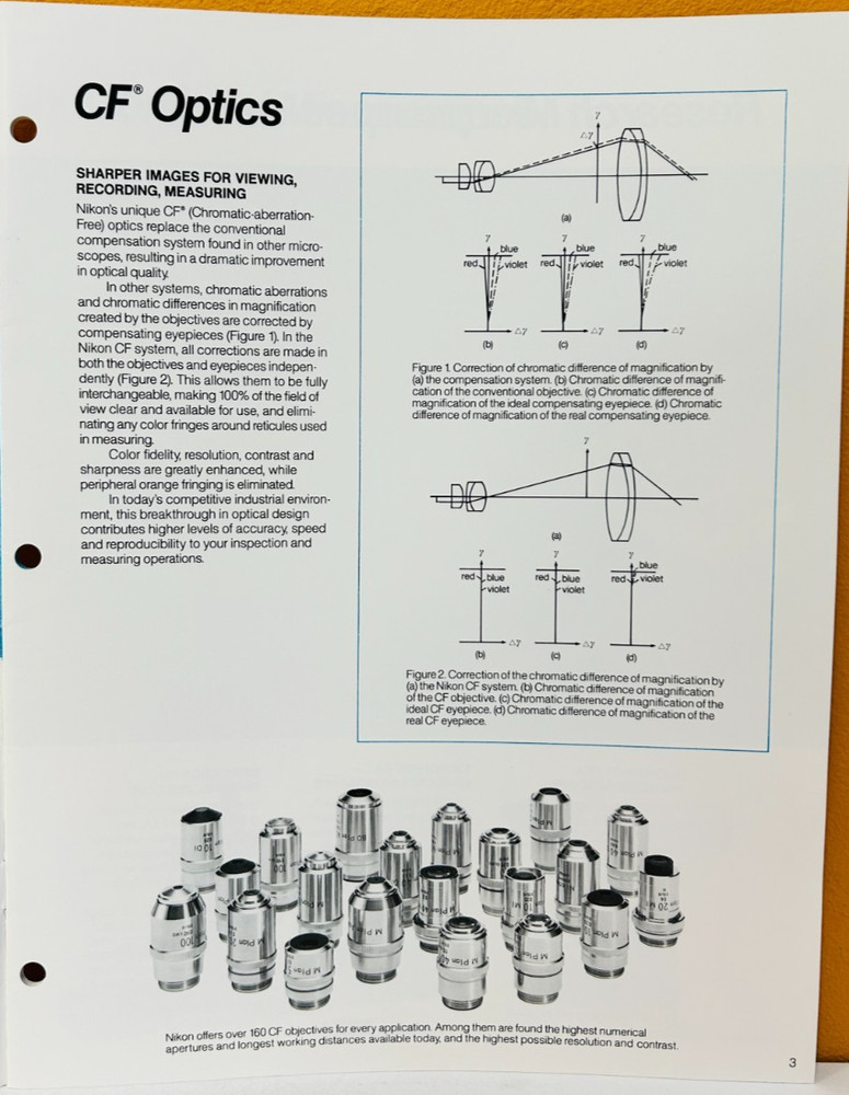 Nikon 1993 Instruments & Systems for Industry Catalog.