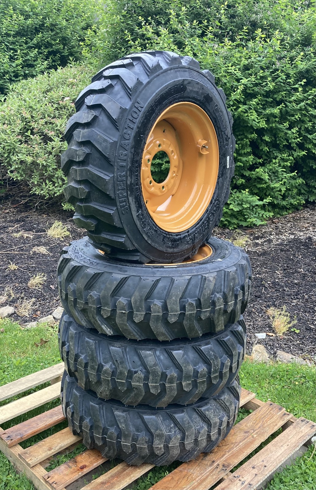 1 or 4-10-16.5 SKS-1 Skid Steer Tires/Rims for Case 1835,1838,1840-10X16.5-6 LUG