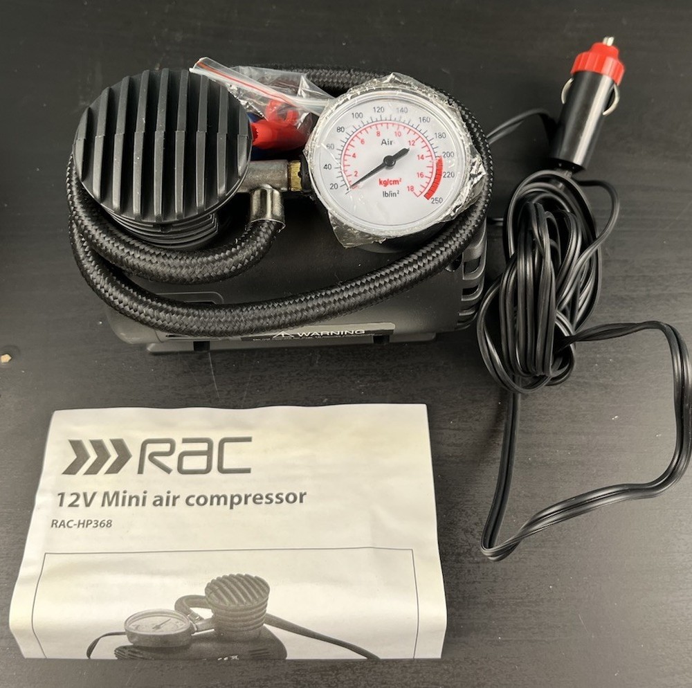 RAC Mini 250Psi Air Compressor New But Opened Box