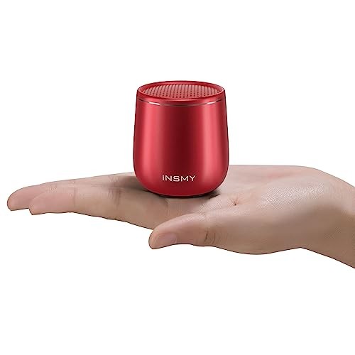 Small Bluetooth Speaker, Waterproof Mini Portable Wireless Speaker, 1-Red