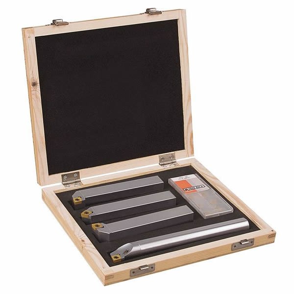 Micro 100 40-7150 Indexable Tool Holder and Boring Bar Set, 4 pcs