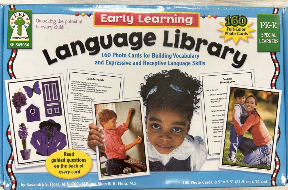 Early Learning Language Library Learning Cards PK-K (sealed)