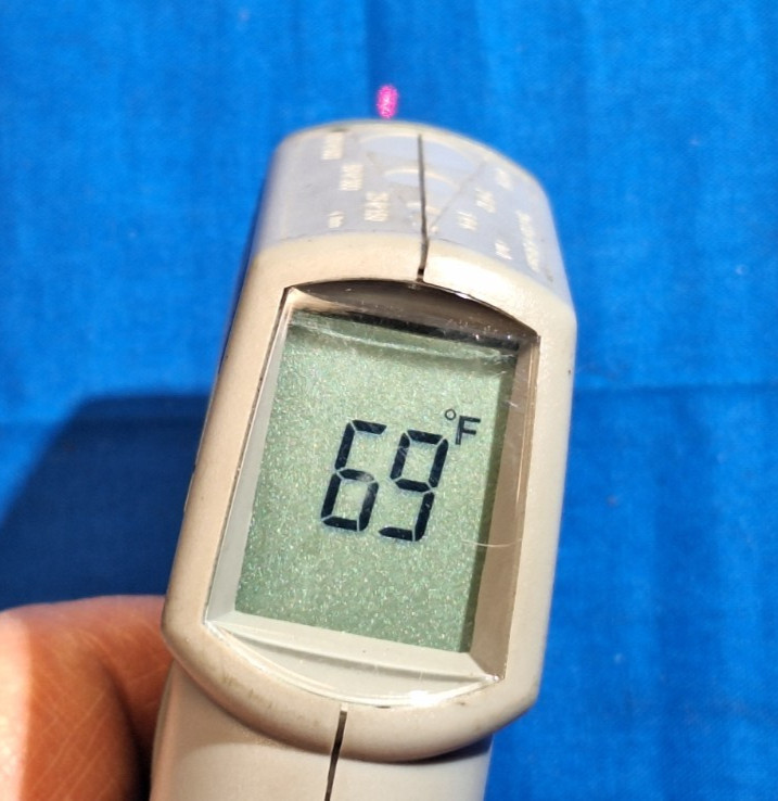 Blue Point Infrared laser temperature gun WITH HOLSTER!! WORKING