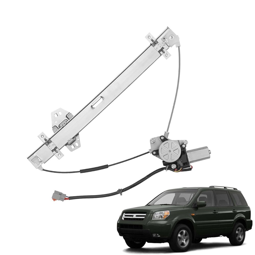 Front Driver Side Power Window Regulator with Motor for Pilot 2003-2008